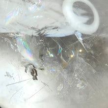 Load image into Gallery viewer, Clear Quartz + Gold & Silver Rutile Sphere # 12