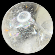 Load image into Gallery viewer, Clear Quartz + Gold & Silver Rutile Sphere # 12