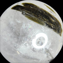 Load image into Gallery viewer, Green Tourmaline Sphere # 187
