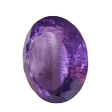 Load image into Gallery viewer, Amethyst Dark Oval Cut Gemstone
