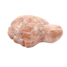 Load image into Gallery viewer, Pink Flower Agate Turtle # 181