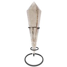 Load image into Gallery viewer, Smoky Quartz Wand + Stand # 131