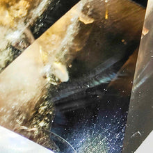 Load image into Gallery viewer, Smoky Quartz + Citrine + Blue Needle Feather Point #99