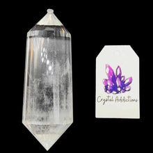 Load image into Gallery viewer, Clear Quartz Blue Feather Needle D/T Vogel # 100