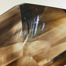Load image into Gallery viewer, Smoky Quartz + Citrine + Blue Needle Feather Point #99