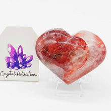 Load image into Gallery viewer, Fire Quartz Heart # 112