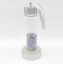 Load image into Gallery viewer, Amethyst Chip Water Bottle Small #15