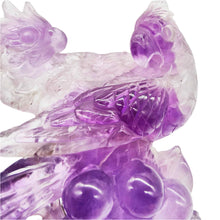 Load image into Gallery viewer, Lavender Quartz Unique Carving + Custom Sandalwood Stand # 17