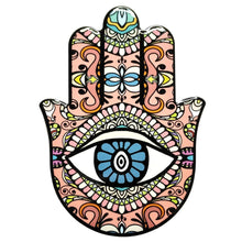 Load image into Gallery viewer, Hamsa Hand Ceramic Coaster
