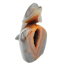Load image into Gallery viewer, Druzy Agate Dolphin Freeform # 108