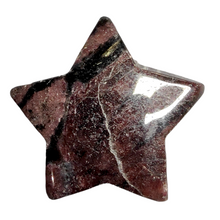 Load image into Gallery viewer, Arfvedsonite + Garnet Star # 179