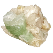 Load image into Gallery viewer, Green Apophyllite + Stilbite Cluster # 174