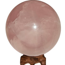 Load image into Gallery viewer, Rose Quartz Sphere + Star # 102