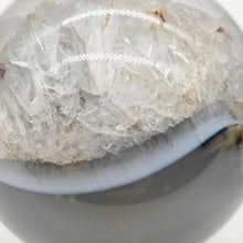 Load image into Gallery viewer, Black Agate Sphere # 176