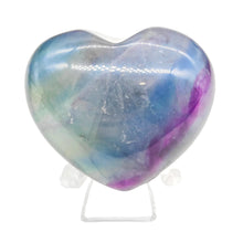 Load image into Gallery viewer, Rainbow Fluorite Heart # 103