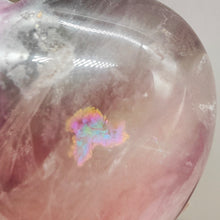 Load image into Gallery viewer, Rainbow Fluorite Heart # 108