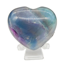 Load image into Gallery viewer, Rainbow Fluorite Heart # 133