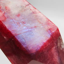 Load image into Gallery viewer, Red Moonstone Wand + Stand # 86