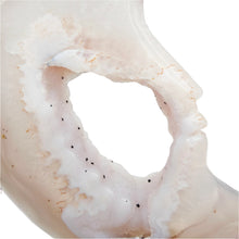 Load image into Gallery viewer, Druzy Agate Moon + Stand # 164