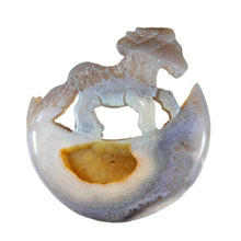 Load image into Gallery viewer, Druzy Agate Horse Moon # 100