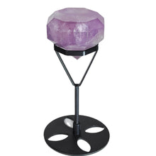 Load image into Gallery viewer, Amethyst Diamond + Stand # 121