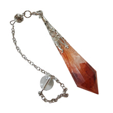 Load image into Gallery viewer, Fire Quartz Pendulum # 184