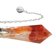 Load image into Gallery viewer, Fire Quartz Pendulum # 184
