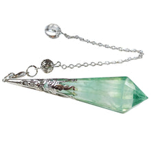 Load image into Gallery viewer, Green Fluorite Pendulum # 74