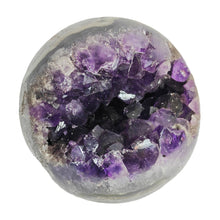 Load image into Gallery viewer, Amethyst Druzy Cluster Sphere # 111