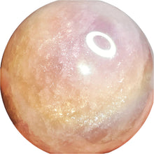 Load image into Gallery viewer, Aura Rose Quartz Sphere XL #52