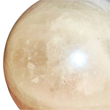 Load image into Gallery viewer, Aura Rose Quartz Sphere XL # 99