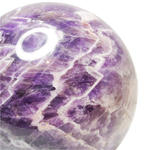 Load image into Gallery viewer, Chevron Amethyst Sphere # 139