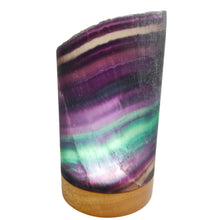 Load image into Gallery viewer, Rainbow Fluorite Lamp # 71