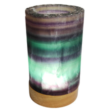 Load image into Gallery viewer, Rainbow Fluorite Lamp # 6