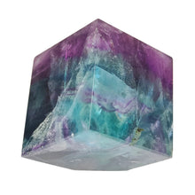 Load image into Gallery viewer, Rainbow Fluorite Cube # 93