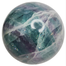 Load image into Gallery viewer, Rainbow Fluorite Sphere # 16