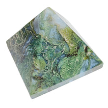 Load image into Gallery viewer, Moss Agate Pyramid # 64