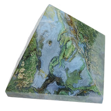 Load image into Gallery viewer, Moss Agate Pyramid # 64