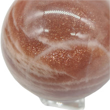 Load image into Gallery viewer, Sunstone + Moonstone Sphere # 17