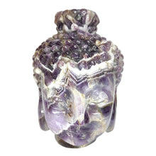 Load image into Gallery viewer, Chevron Amethyst XL Buddha Head # 24