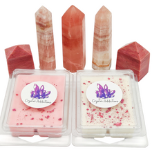 Load image into Gallery viewer, Wax Melts w/Rose Quartz Chips
