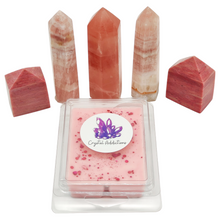 Load image into Gallery viewer, Wax Melts w/Rose Quartz Chips