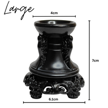 Load image into Gallery viewer, Black Resin Sphere Stands