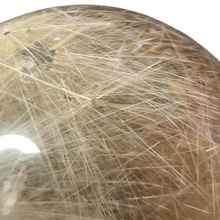 Load image into Gallery viewer, Scenic Garden Quartz with Golden Rutile Sphere # 52