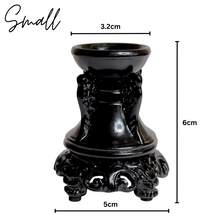 Load image into Gallery viewer, Black Resin Sphere Stands