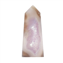 Load image into Gallery viewer, Agate + Amethyst Druzy Point # 90