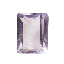 Load image into Gallery viewer, Amethyst Light Emerald Cut Gemstone