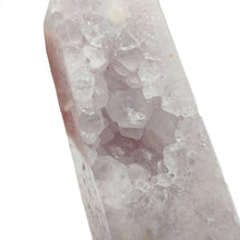 Load image into Gallery viewer, Flower Agate Point + Amethyst Inclusions # 67