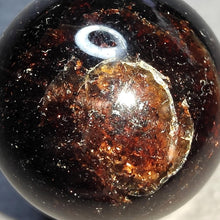 Load image into Gallery viewer, Garnet Sphere with Star # 144
