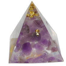Load image into Gallery viewer, Resin Chip Chakra Pyramids